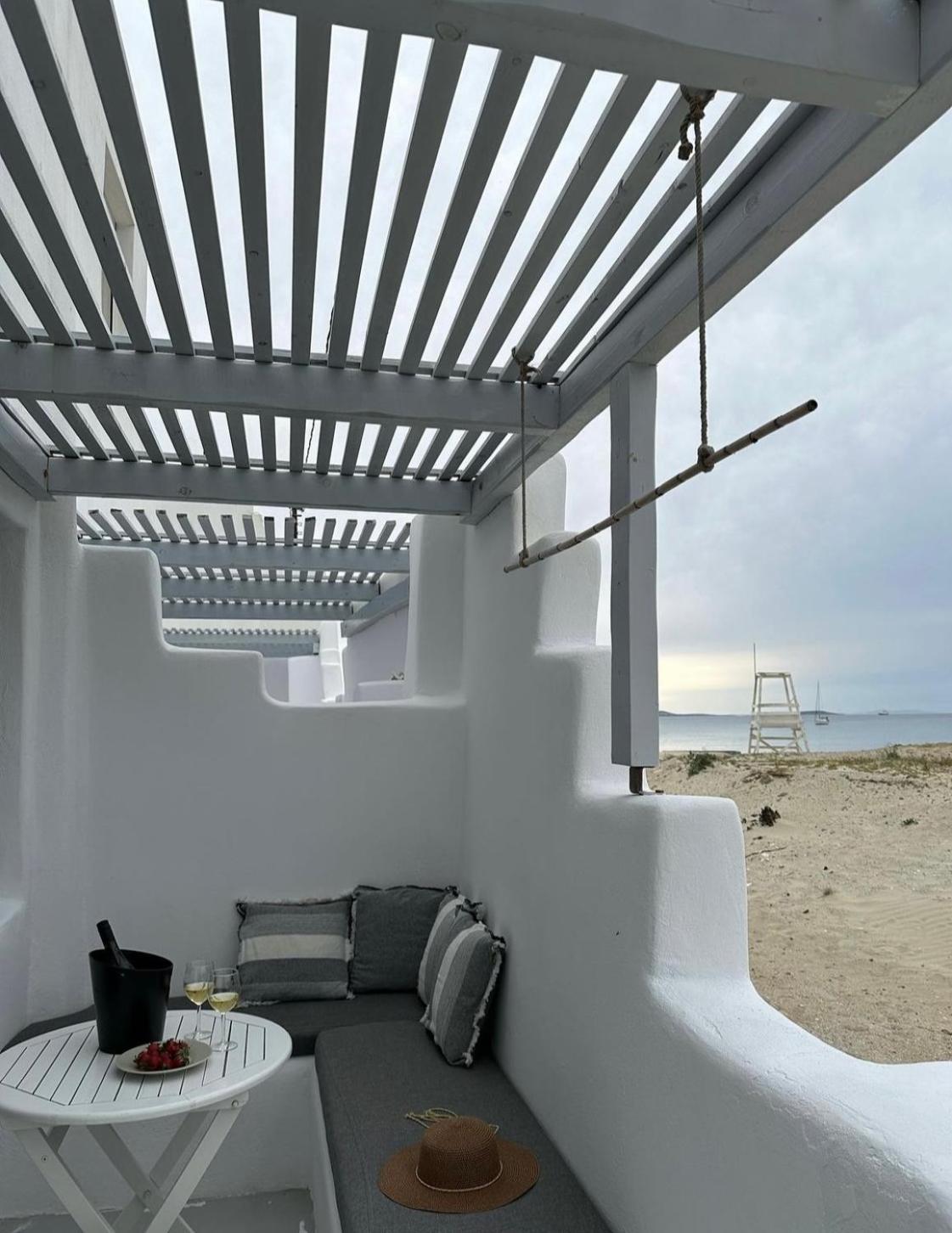 Flisvos Beach Studios Naxos City ภายนอก รูปภาพ